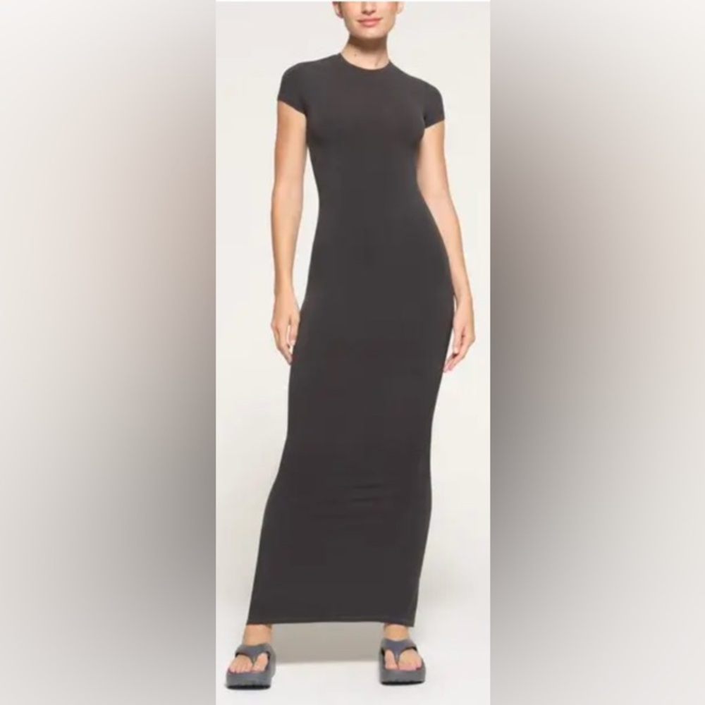 SKIMS New Vintage T-Shirt Maxi Dress Size L in Ash NWT